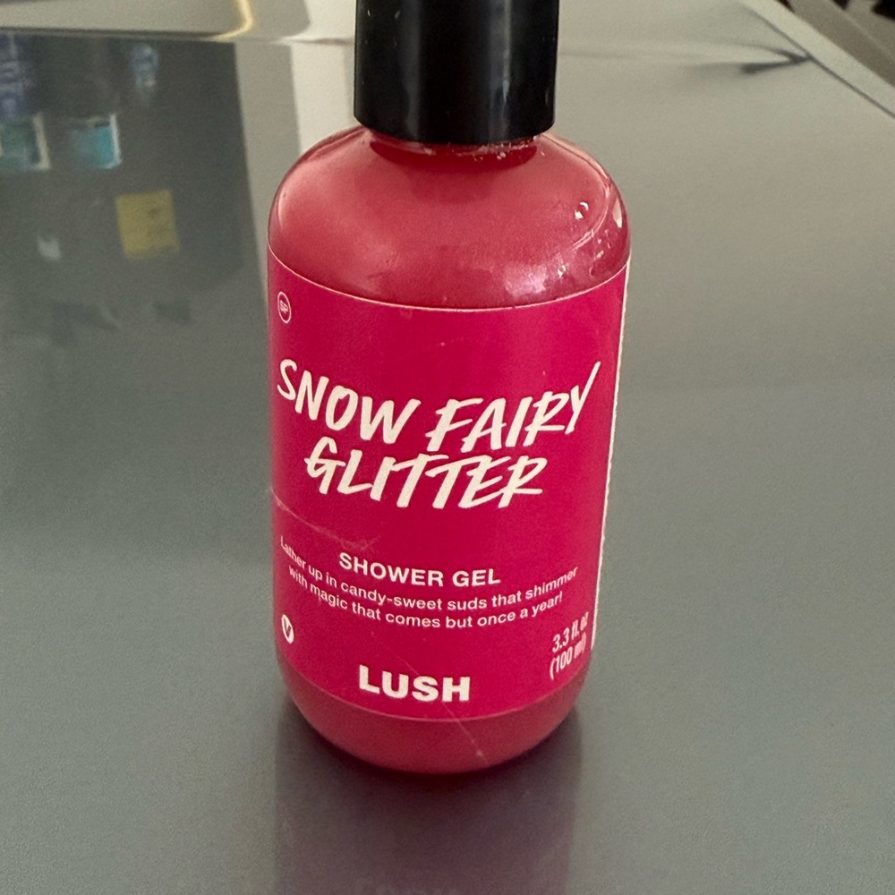 Lush Snow Fairy Glitter Shower Gel - Vibrant Pink